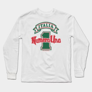 RETRO REVIVAL - Italia Numero Uno Long Sleeve T-Shirt